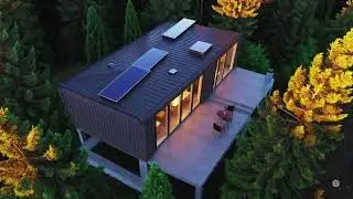 Tiny Container Home Built in 4 Minutes &ndash; Off-Grid Smart Living #shorts