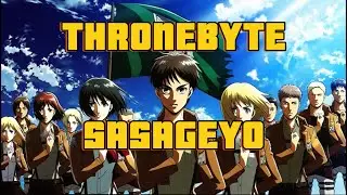 ThroneByte - Sasageyo | Attack on Titan inspired AI music | AMV