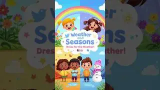 Weather and Seasons &ndash; Fun Learning Song for Kids! #seasonsong #kidslearningvideo #preschoollearning