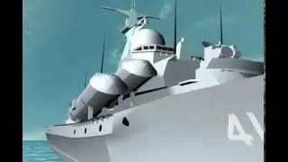 Submarine Torpedo Attack on a Warship