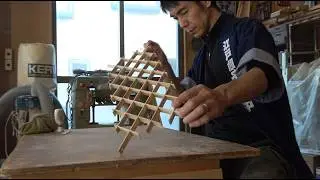 No Nails! 1,000 Pieces of Kumiko & Traditional Wood Cooperage.