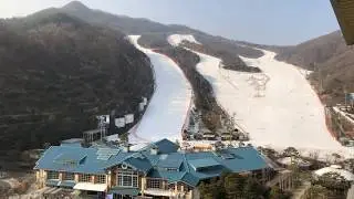 Konjiam Ski Resort Day & Night Footage