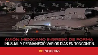 Avión con matrícula mexicana ingresó de forma inusual y permaneció varios días en Toncontín.