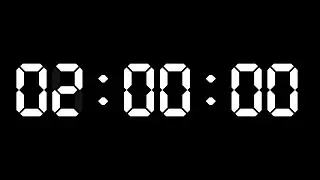 2 Hour Timer. 120 Minute Countdown Timer for Focus in Silence | NX