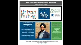 UrbanFest2020 | Smarter Cities and Consciousness | Anuraj Gambhir