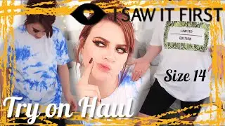 I SAW IT FIRST TRY ON HAUL SIZE 14