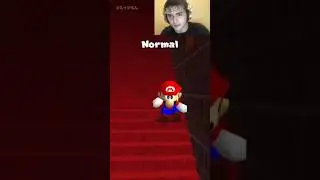 Mario 64 BLJ Normal VS Pro #shorts #mario64 #blj #mario #supermario #supermario64 #sm64excoopdx