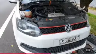 Vw gti 2013  over fill oil into engine blow smoke rescue