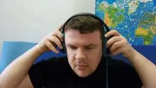 Logitech G430 Распаковка, тестирование звука и качества записи.