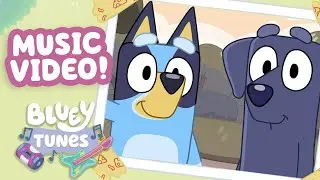 Bluey Camping Music Video 🏕️ 💙 | NEW Bluey Tunes 🎶  with Bluey and Jean-Luc | Bluey