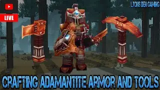 Crafting Adamantite Armor and Tools in Hytale (Livestream Series Episode #10)