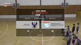 CEYBL U14, 31. 10. 2025, JBN boys Mitteldeutsche - Basketball Academy