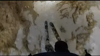 Skiing through a Canyon and Jumping through Caves in the hidden valley (La Daille- Val D'Isere)