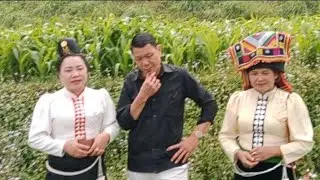 Các nghệ nhân lên chúc mừng nhà mới chị Tâm bà anh đôi hai nghệ nhân Nổi Tiêng Hát giao lưu Pi nong 