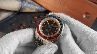 San Martin New 39.5mm Vintage Distressed Aluminum Bezel Version Men GMT Watch SN0116-6 Available!