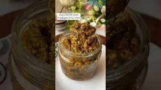 Instant Green chilli and garlic pickle recipe 😋 #shorts #ashortaday #shortsvideo #instantrecipe