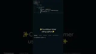 Simple Countdown Timer using Python 
