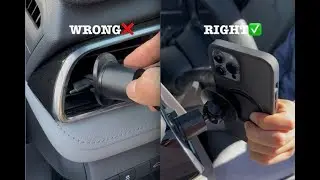 STOP Breaking Your Car&rsquo;s Air Vent! The RIGHT Way to Remove Your MagSafe Phone Mount 🚗📱