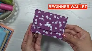 Mini Wallet DIY | Coin Purse & Card Holder Wallet Step by Step