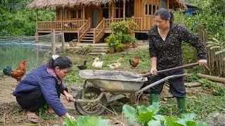 Yen and her mother are busy decorating their house to welcome the Lunar New Year