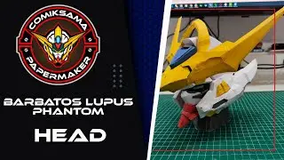 PAPERCRAFT Gundam Barbatos Lupus Phantom Head / Cabeza