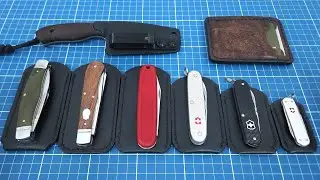 Bainhas para canivetes Victorinox e carteira Smart feitas pelo Sartori Couro! #edc #couro