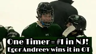 Delbarton 5 CBA 4 (OT) | HS Hockey | Egor Andreev Game Winner in OT!