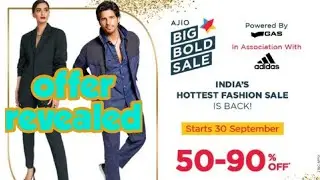 ajio big bold sale 2021/ ajio big bold sale tamil