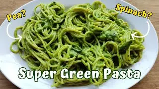🌱😍 SUPER GREEN PASTA | Healthy Spaghetti Recipe | Green Pasta Recipe