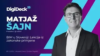 Matjaž Šajn | BIM u Sloveniji: Lekcije iz zakonske primjene