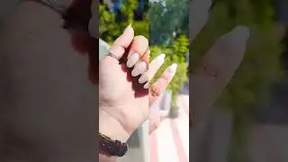 Hailey bieber chrome nails 🤍#designbyme #nails #instagram #nailinspo #youtubeshorts #youtuber