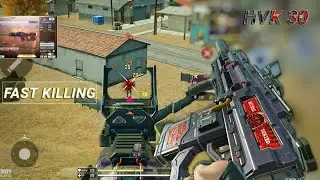 NO RECOIL in MID RANGE + FAST KILLING | BEST HVK30 GUNSMITH CODM BR | CODM BR GAMEPLAY