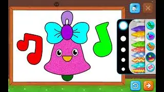 &ldquo;Coloring a Pink Bell & Bow 🔔🎀 | Learn Colors for Kids | Tiny Color Tales&rdquo;