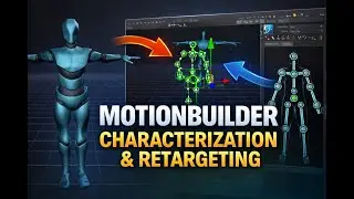 MotionBuilder : Essentials Characterization, Retargeting & Baking Animations