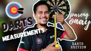 HOW TO MEASURE THROWING DISTANCE FROM DARTBOARD | PARENG ONAY