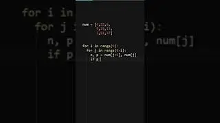 How to sort numbers in python simple #code #shortsforpython