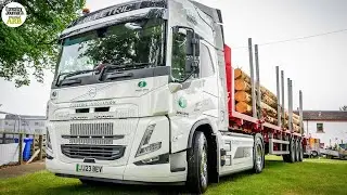 Introducing Scotland's first all-electric timber haulage truck