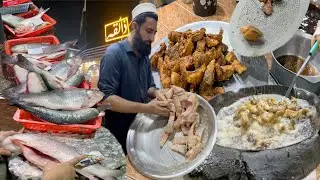 BIG FISH HOUSE SELLING CRISPY FRIED FISH | SIMPLE FISH FRY RECIPE | HOW TO FRY FISH