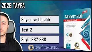 Bilgi Sarmal TYT Matematik &Ccedil;&ouml;z&uuml;mleri /SAYMA ve OLASILIK Sayfa 387-388