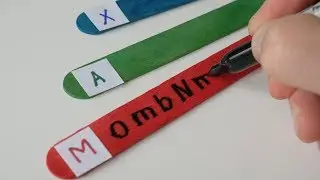 Letter Recognition Activity With Pegs #1
