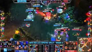 LCS 2014 NA Spring - DiG vs XDG - VI Crumbzz Steal Baron