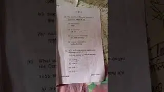 Bodoland University Generic Education exam question paper 2023