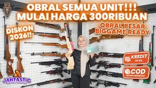 OBRAL 300RIBUAN!!! SENAPAN ANGIN PEMULA & BIGGAME Spesial 2026 UKLIK & PCP STOK TERBATAS!!