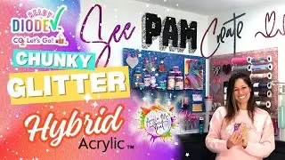 How to Laser Cut Chunky Glitter Hybrid Acrylic Sheets | Hybrid Acrylic&trade; Diode and CO2 Laser Tutorial
