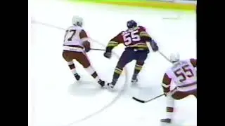 Keith Primeau Drops Ed Jovanovski Feb. 6th, 1996 (Hi-Lite & Replay)