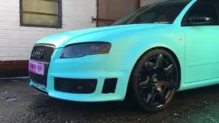 3M Satin Key West Audi RS4 Wrap