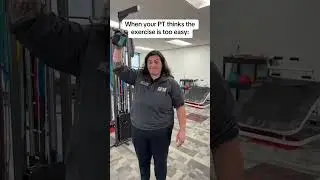 When your PT sees you breezing through the workout... 😏