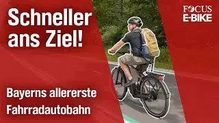 Erkundungstour auf Bayerns erstem Radschnellweg