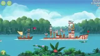 Angry Birds Rio Blossom River Level 2  115360