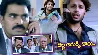 Nithiin & Sayaji Shinde Interesting Scenes | TFC Cinemalu